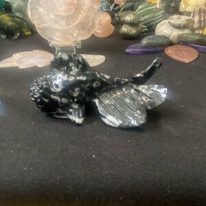 Snowflake obsidian fish